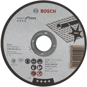 Disque à ébarber ou tronçonner acier et Inox 125×1,6 mm