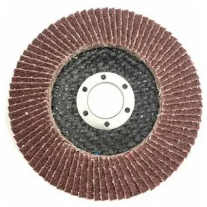 Disque à poncer à lamelles convexe métaux et Inox 115 mm P 080