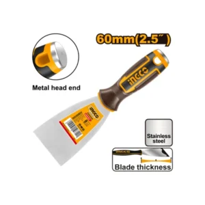 Couteau spatule à enduit lame Inox manche plastique 060 mm