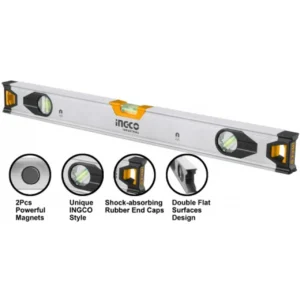 Niveau à fiole magnétique profilé Alu rectifié de 040 cm