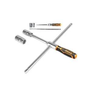 Clé de roue VL en croix pliable de 16″ de 17x19x21x23