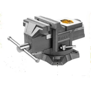 Étau de serrage à base pivotante acier forgé mors large 200 mm