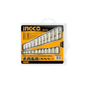 Foret à métaux rectifié HSS-G queue Cyl clair en 12 pcs 2 à 8 mm