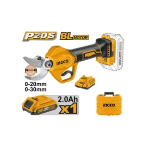 Sécateur bras courts à batterie 20 mm 20 v 1 bat 2,0 Ah 1 charg