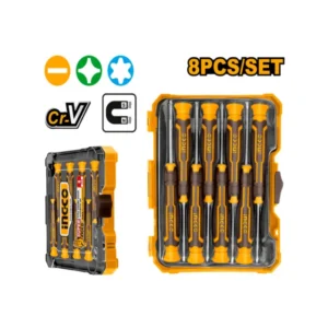 Tournevis bouts divers Micro en 8 pcs cof