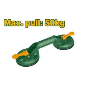 Ventouse manut plastique 2 prises 120 mm 50 kg