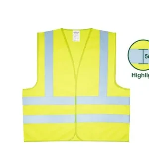 Gilet de signalisation jaune fluorescent