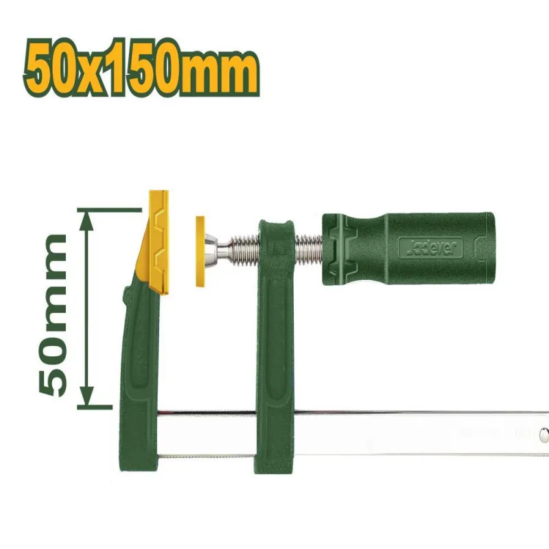 Serre joint à poignée en plastique haut 050 mm serrage 0150 mm