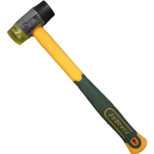 Maillet à embouts bicolores manche fibre de 35 mm