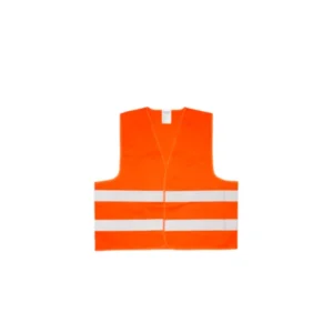 Gilet de signalisation rouge fluorescent