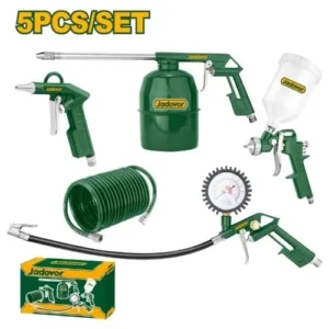 Pistolet de peinture à air comp godet bas+4 accessoires à air comp