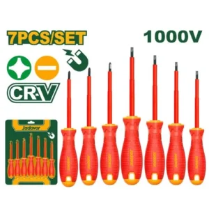 Tournevis bouts divers Standard isolés à 1000 v en 07 pcs