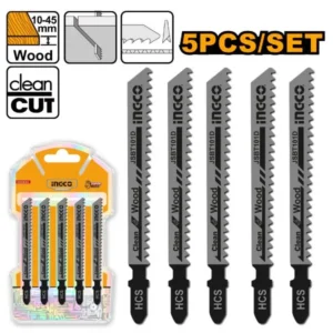 Lame de scie sauteuse pour bois et dérivés 5 pcs ép 10