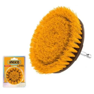Brosse boisseau conique sur tige 6,35 mm Hex 1/4&Prime; fibre souple 100 mm