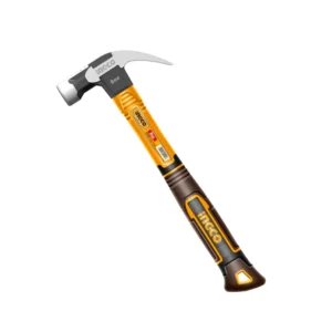 Marteau de charpentier manche fibre de 20 mm en 220 gr